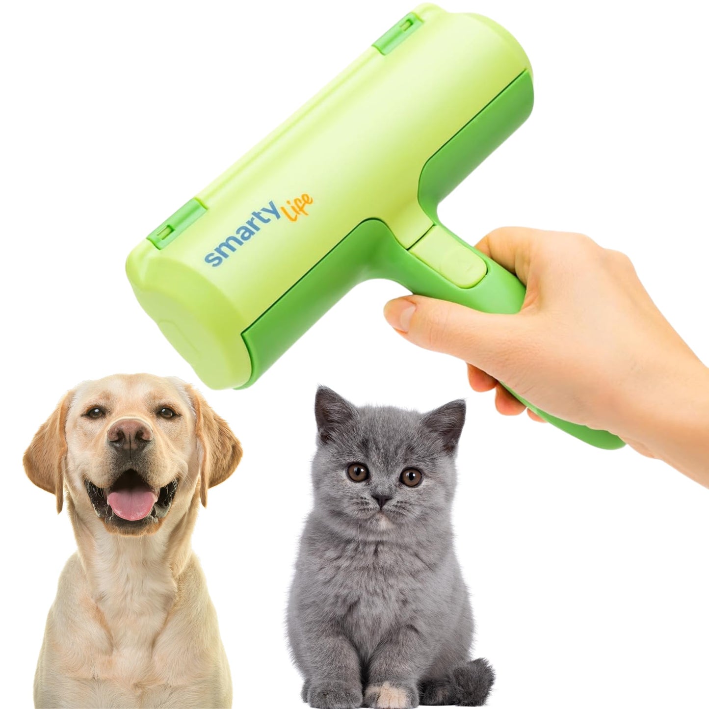 SwiftClean Pet Hair Lifter - Reusable Lint Roller for All Fabrics