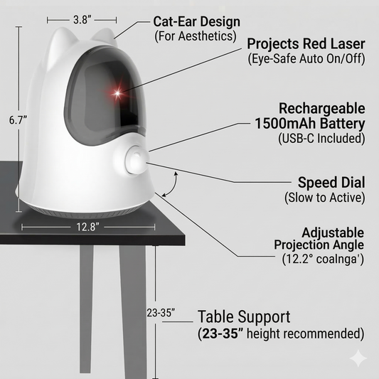 Smart Interactive Cat Laser Toy