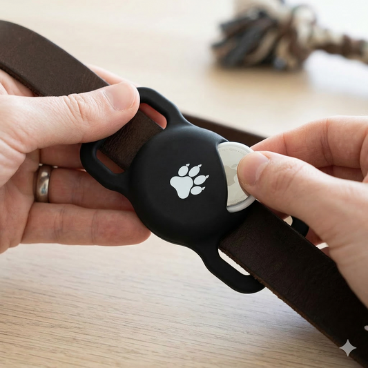 Silicone Airtag Dog Collar Case - 2 Pack