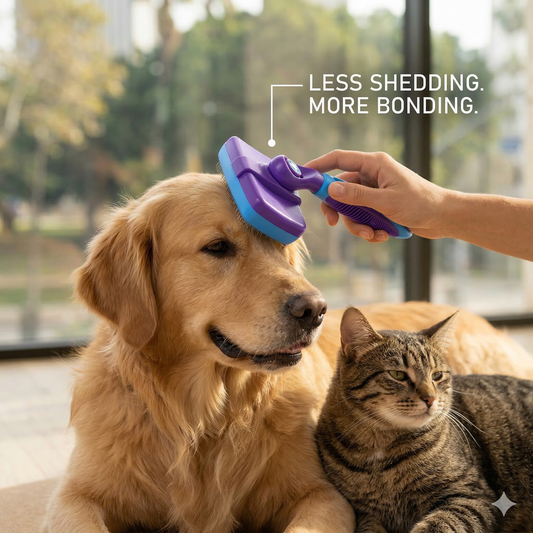 Self-Cleaning Deshedding Brush