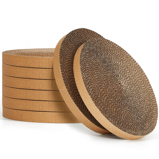Taiyin Round Cat Scratcher 8-Pack Refills